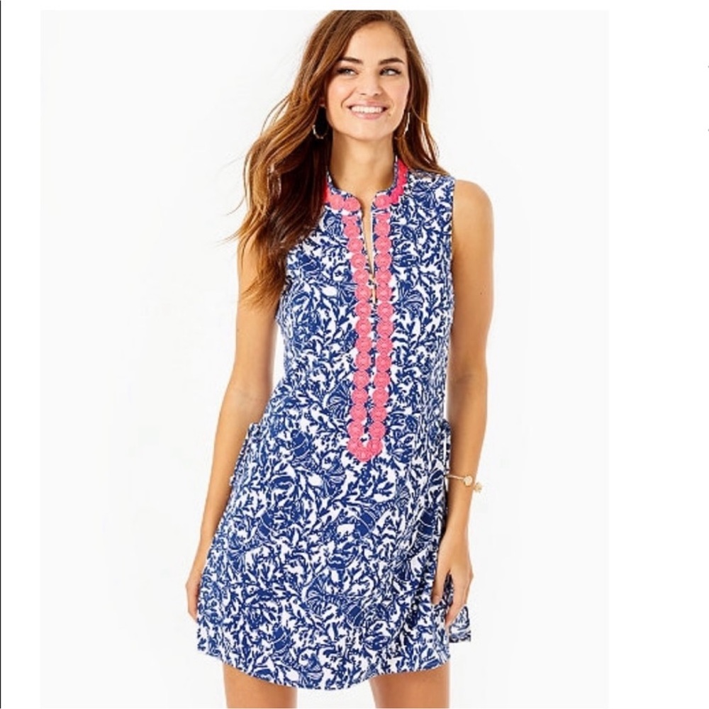 Lilly Pulitzer Blue and Pink Jumpsuit